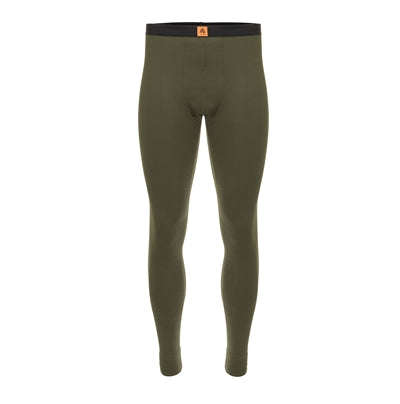 Mandlige lange uldbenklæder med elastisk talje og flade sømme.