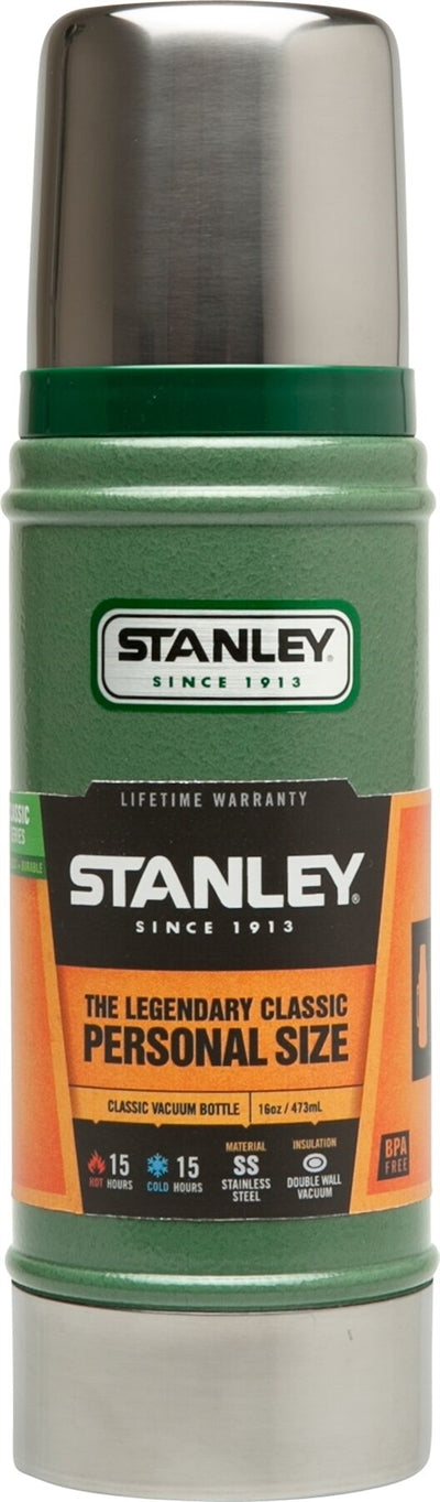 Grøn Stanley termokande med sammenklappeligt håndtag, 0,47L.
