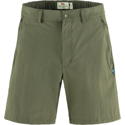 Sorte Fjällräven shorts med elastisk talje og lommer.