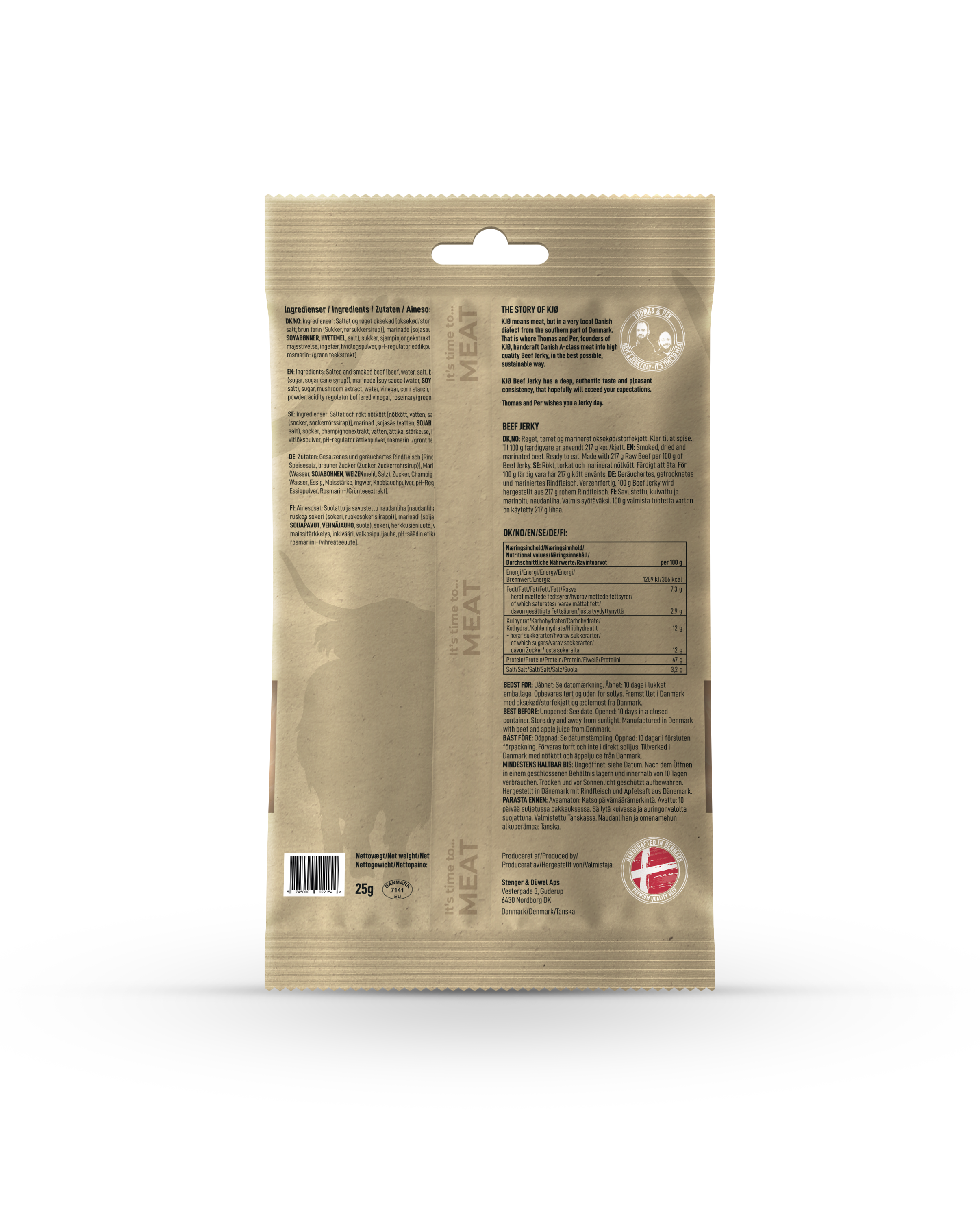 Kjø Original - Teriyaki & Garlic Beef jerky