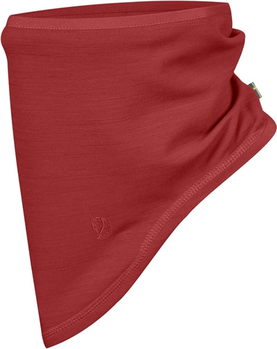 Grå fleece halsedisse med blødt indre, velegnet til vinter.