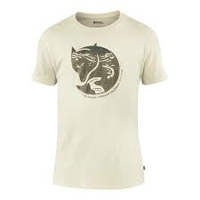 Mand T-shirt med arktisk ræv grafisk print.