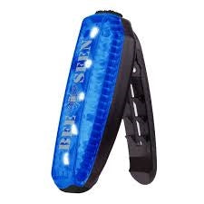 Lysclip med fem LED-lys og USB-opladning.
