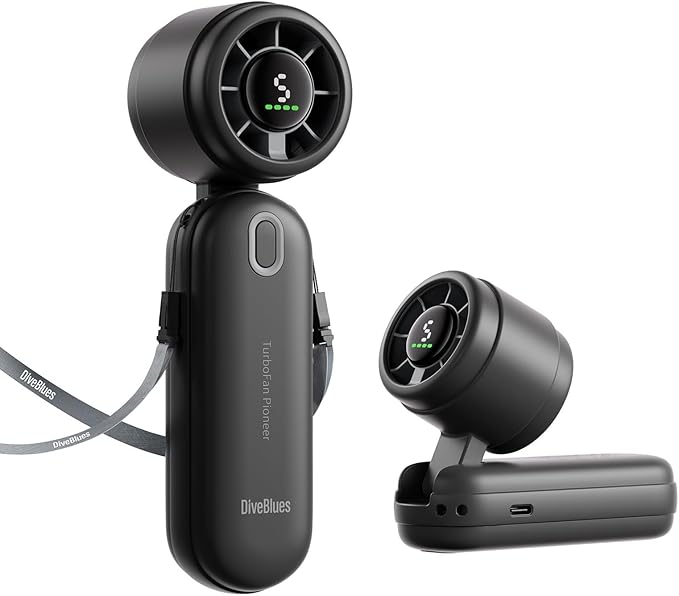DiveBlues iTurbo Fan Black