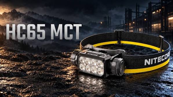 Nitecore HC65 MCT Genopladelig Pandelampe 2000