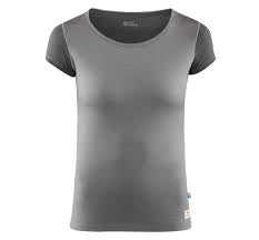 Kortærmet t-shirt til kvinder med rund hals i uld.
