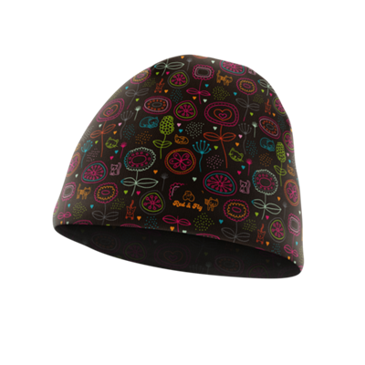 Red & Fly Warm Kid Printed Beanie