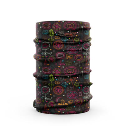 Red & Fly Kids Multifunctional Tubular Halsdisse i recycled polyester