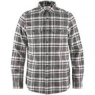 Mænds blå ternet flannelskjorte med lange ærmer