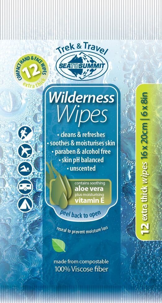 Sea to Summit Wilderness Wash Compact 12 wipes