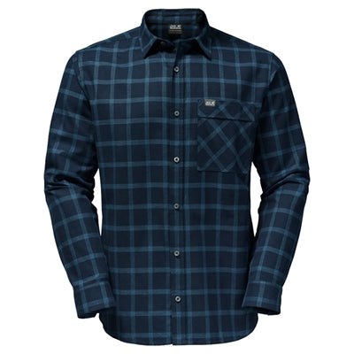 Jack Wolfskin Glacier Shirt - night blue checks