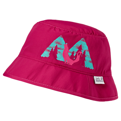 Jack Wolfskin Howling Wolf Hat - Azalea Red