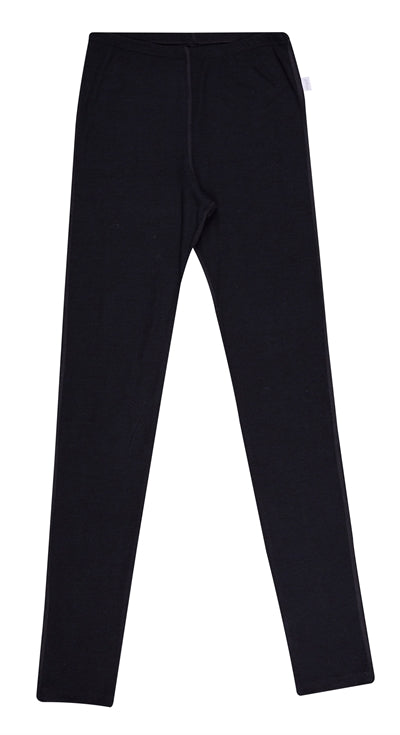 Slim fit merinould leggings med elastisk talje til kvinder.