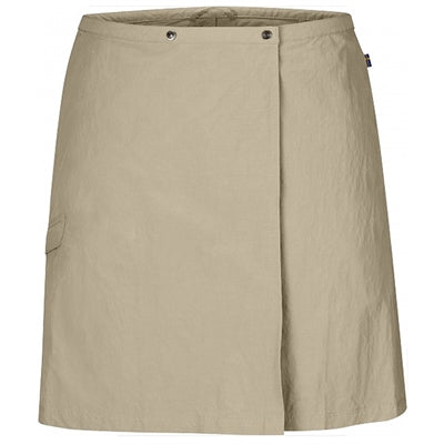 Beige udendørs skort med omslag og sidelomme