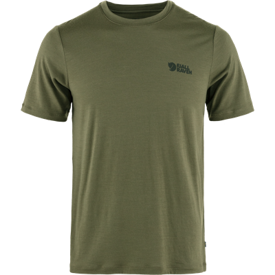 Mand T-shirt med rund hals og Fjällräven logo.