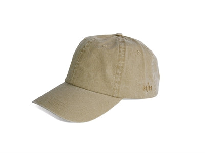 MJM baseball kasket i beige farvet bomuld twill.