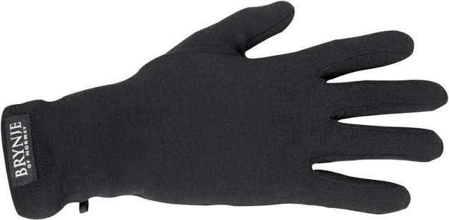 Brynje Classic Wool Gloves Liners Black