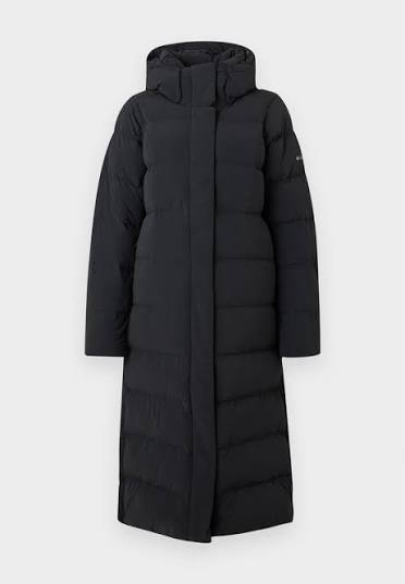 Columbia Amaze Puff Long Hooded Jacket Black