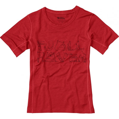 Fjällräven Kids Trail T-Shirt - Red