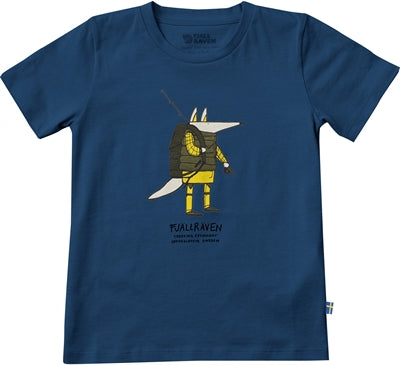 Fjällräven Kids Trekking Fox T-Shirt - Lake blue