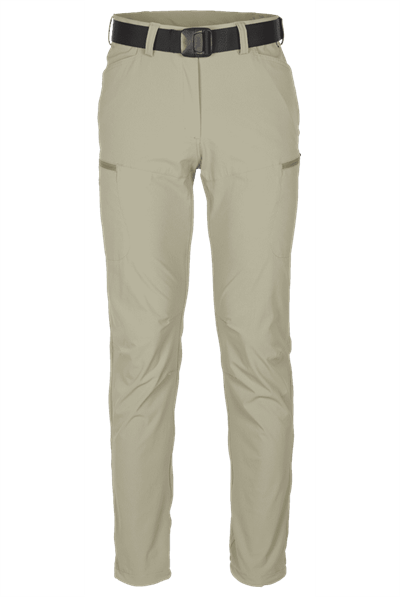Grå vandreshorts med lynlåslommer og justerbare ben.