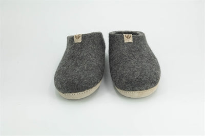 Giu Giu Wool Felt Slippers Mens