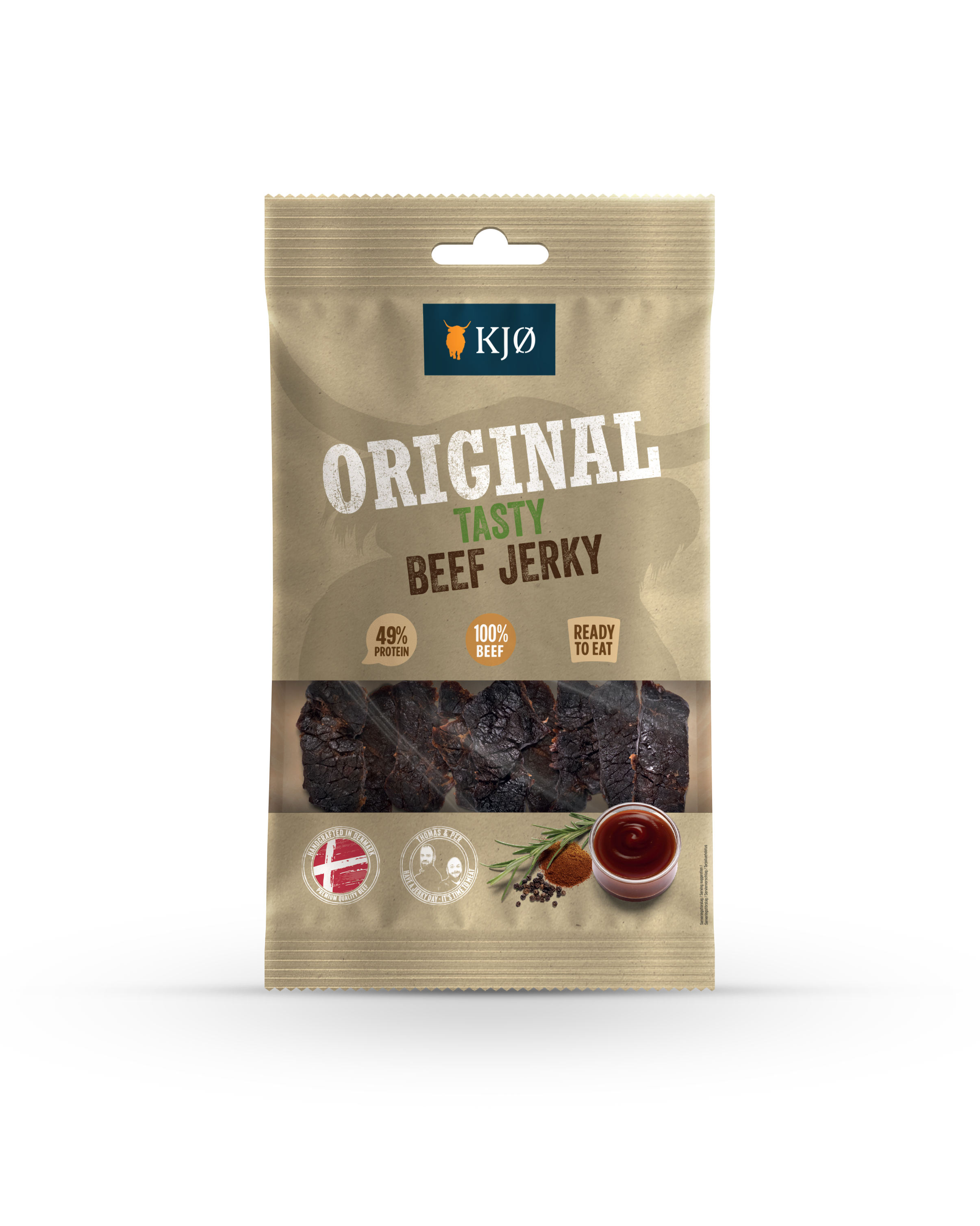 Kjø Original - Tasty Beef Jerky 25g.