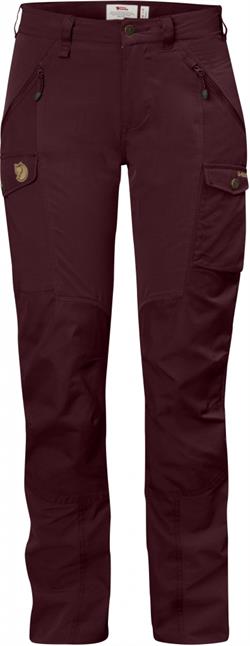 Fjällräven Nikka Curved trousers - Dark Garnet