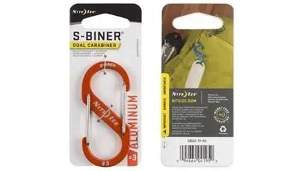 Nite Ize S-Biner Aluminium Dual Carabiner #3 - orange