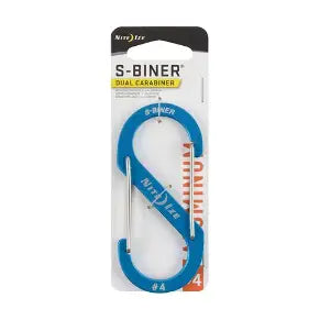 Nite Ize S-Biner Aluminium Dual Carabiner #4 - Blue