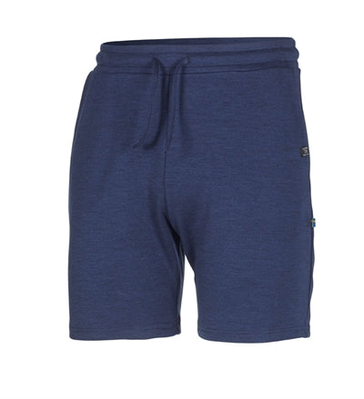Grå herreshorts med elastisk talje og lommer.