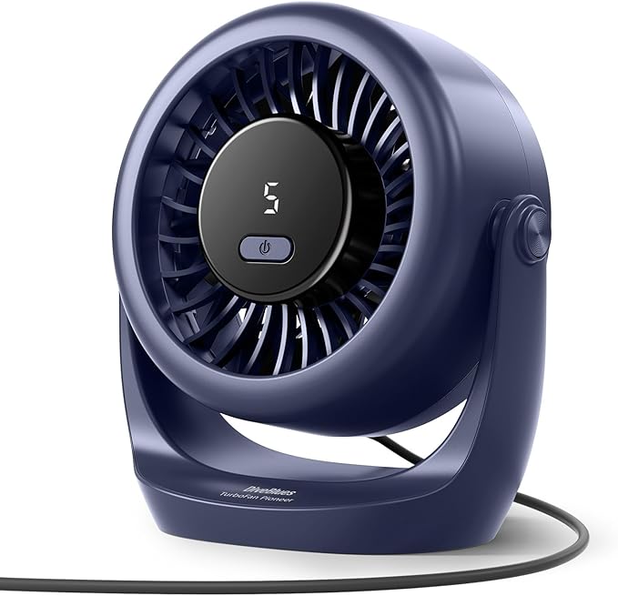 DiveBlues TurboBreeze USB Fan Dark Blue