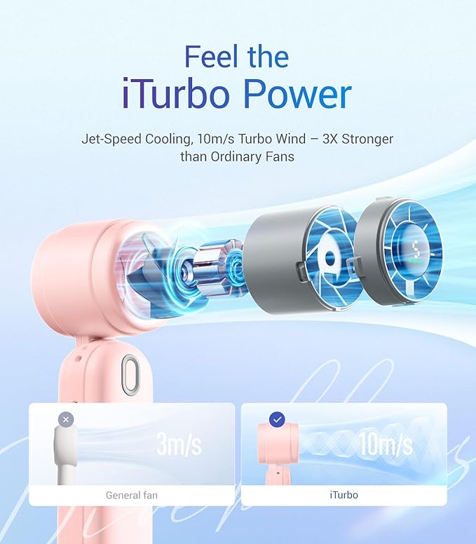 DiveBlues iTurbo Fan Pink