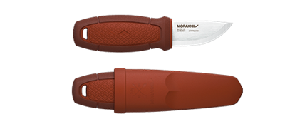 Mora Eldris kniv med fast klinge og ergonomisk håndtag.