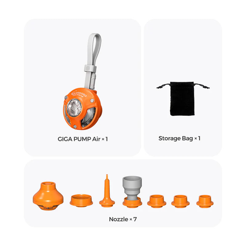 Aerogogo Giga Pump Air Orange