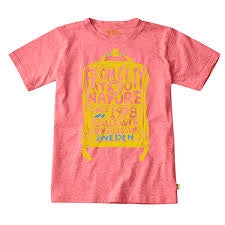 Børne t-shirt med Kånken print foran.