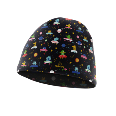 Red & Fly Warm Kid Printed Beanie