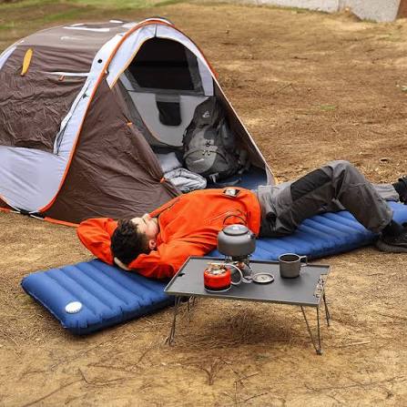 Aerogogo Air Mattress Oppusteligt liggeunderlag + Pumpe