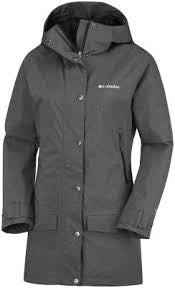 Stilfuld sandfarvet trenchcoat til regnvejrsdage.