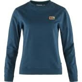 Kvinde sweater med rund hals og Fjällräven logo.