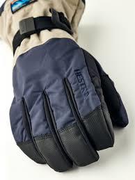 Hestra Gauntlet Sr. - 5 finger Dark Navy/Biege