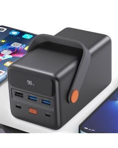 Choetech 50.000 mAh powerbank, 65W USB-C PB, Black