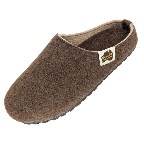 Gumbies Outback Slippers Chocolate/Cream